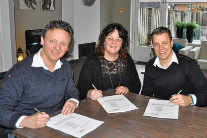 V.L.N.R: Gert van Dasler, Janine Bos en Marco Kamphorst