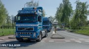 Zeven vrachtwagens W. van Kommer bestolen