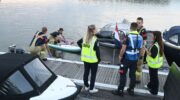 Brandweeroefening op Bad Hulckesteijn: brandbom in zwembad