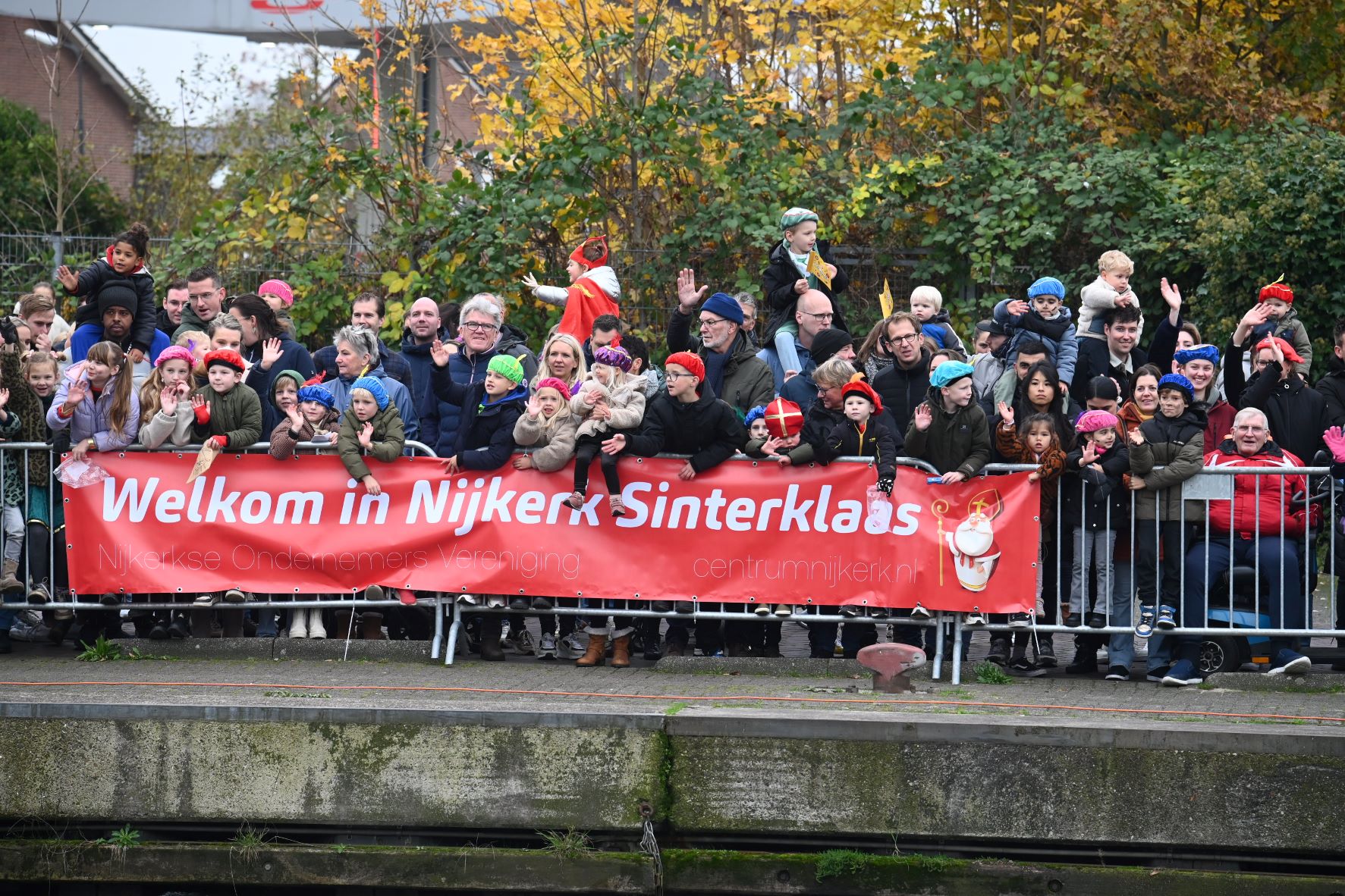 Sinterklaas komt 14.00 uur aan in Havenkom van Nijkerk