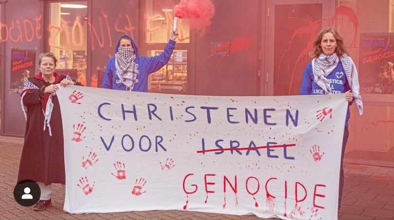 Vernielingen Israël Centrum Nijkerk: 100 euro boete voorwaardelijk