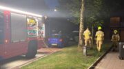 Brand in schutting Schulpkamp Nijkerk