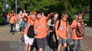 Door warmte extra drinkpunt avondvierdaagse Hoevelaken bij Veensche Boys