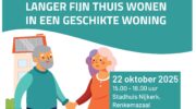 Op 22 oktober mini-woonbeurs voor Nijkerkse senioren