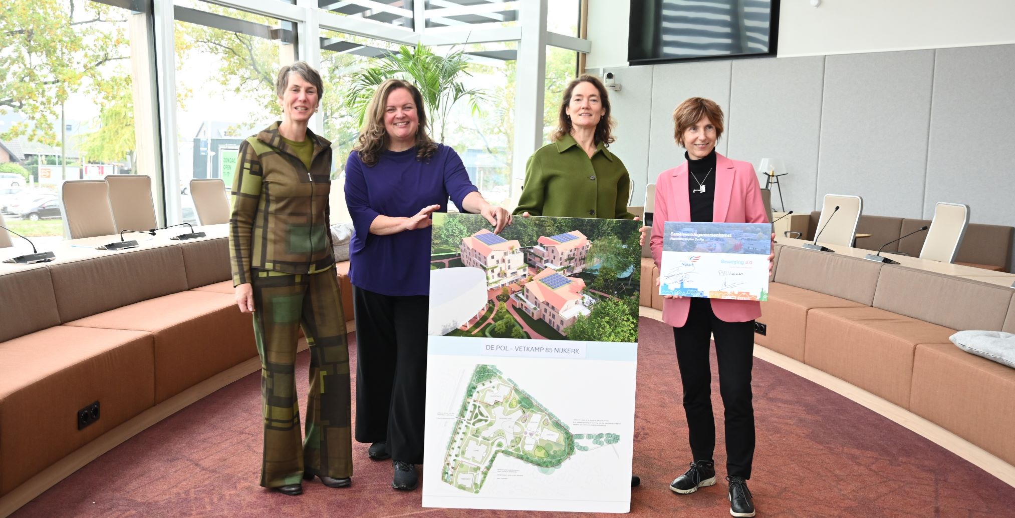 Beweging 3.0 en gemeente Nijkerk tekenen voor vernieuwing woonzorglocatie De Pol