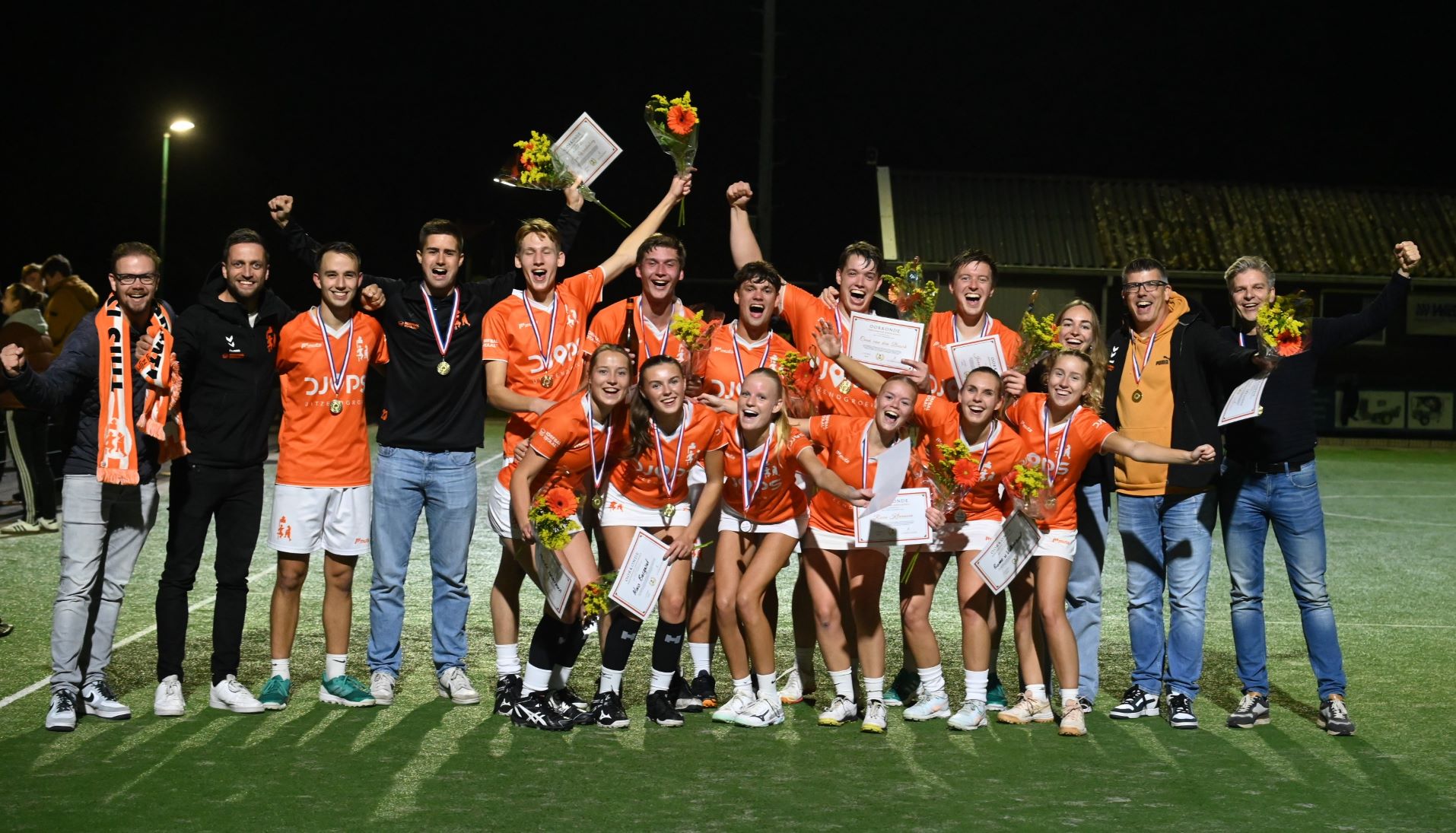 Sparta Nijkerk/Djops 2 is korfbalkampioen