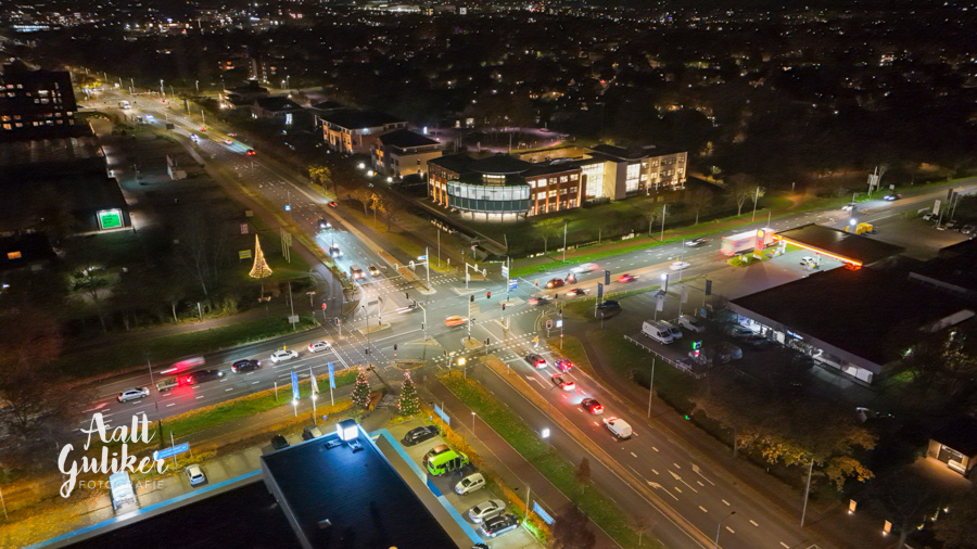 Bij kunstlicht boven de Gemeente Nijkerk