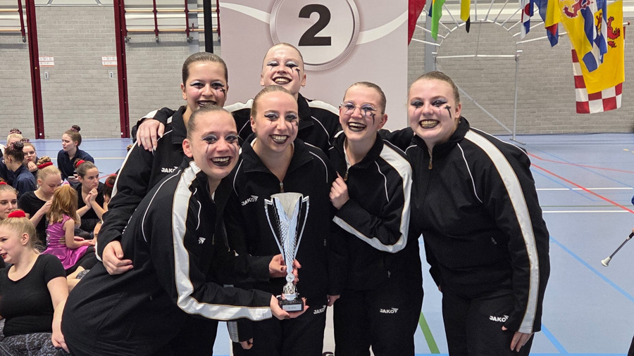 Majorette Showteam Nijkerk succesvol op Provinciale Kampioenschappen