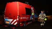 Brandweer in actie op Domstraat-West Holkerveen
