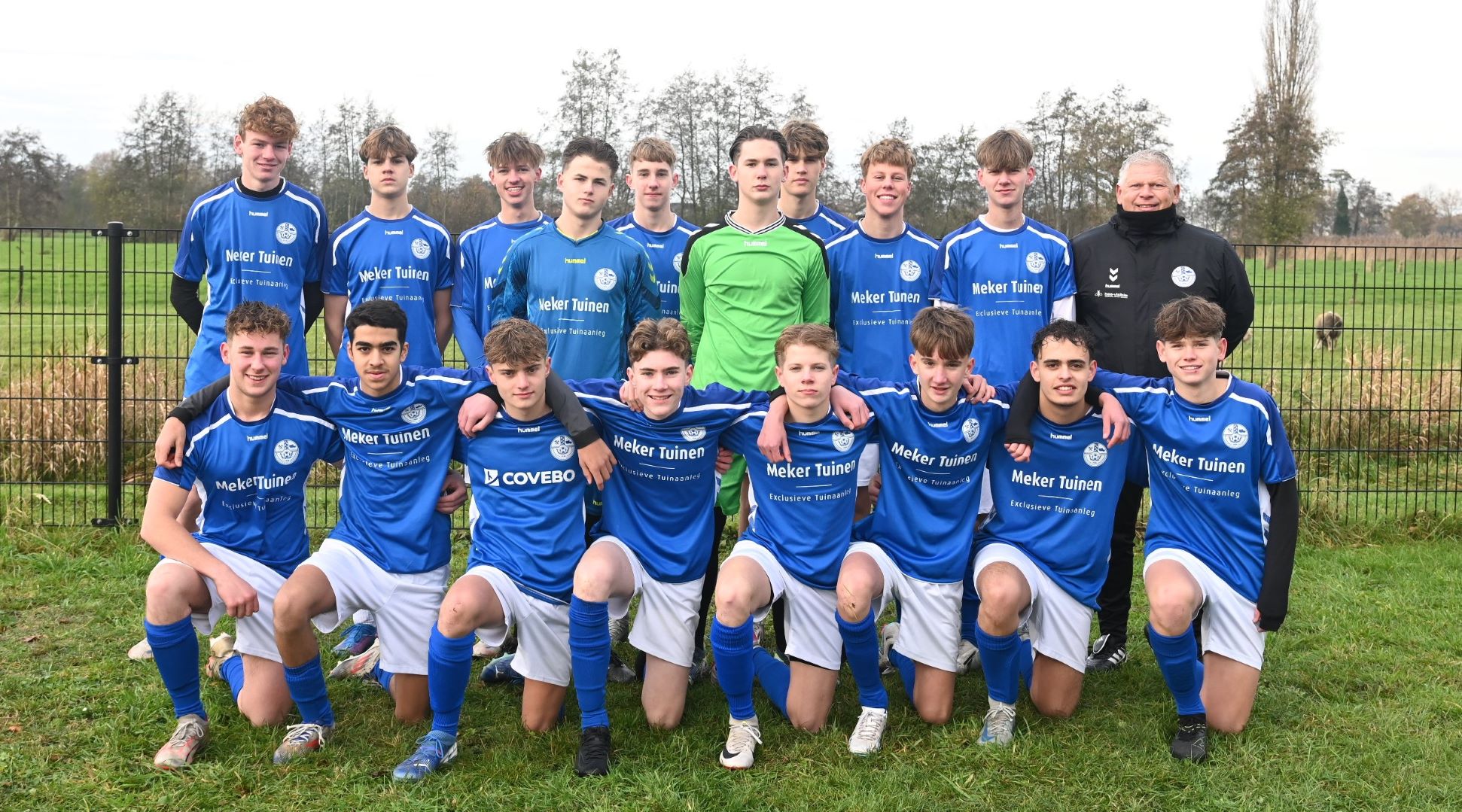 Veensche Boys 17-1 wint topper tegen Hoevelaken 17-1