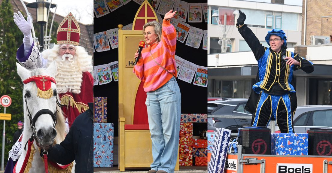 Sinterklaas zet voet aan wal in Hoevelaken