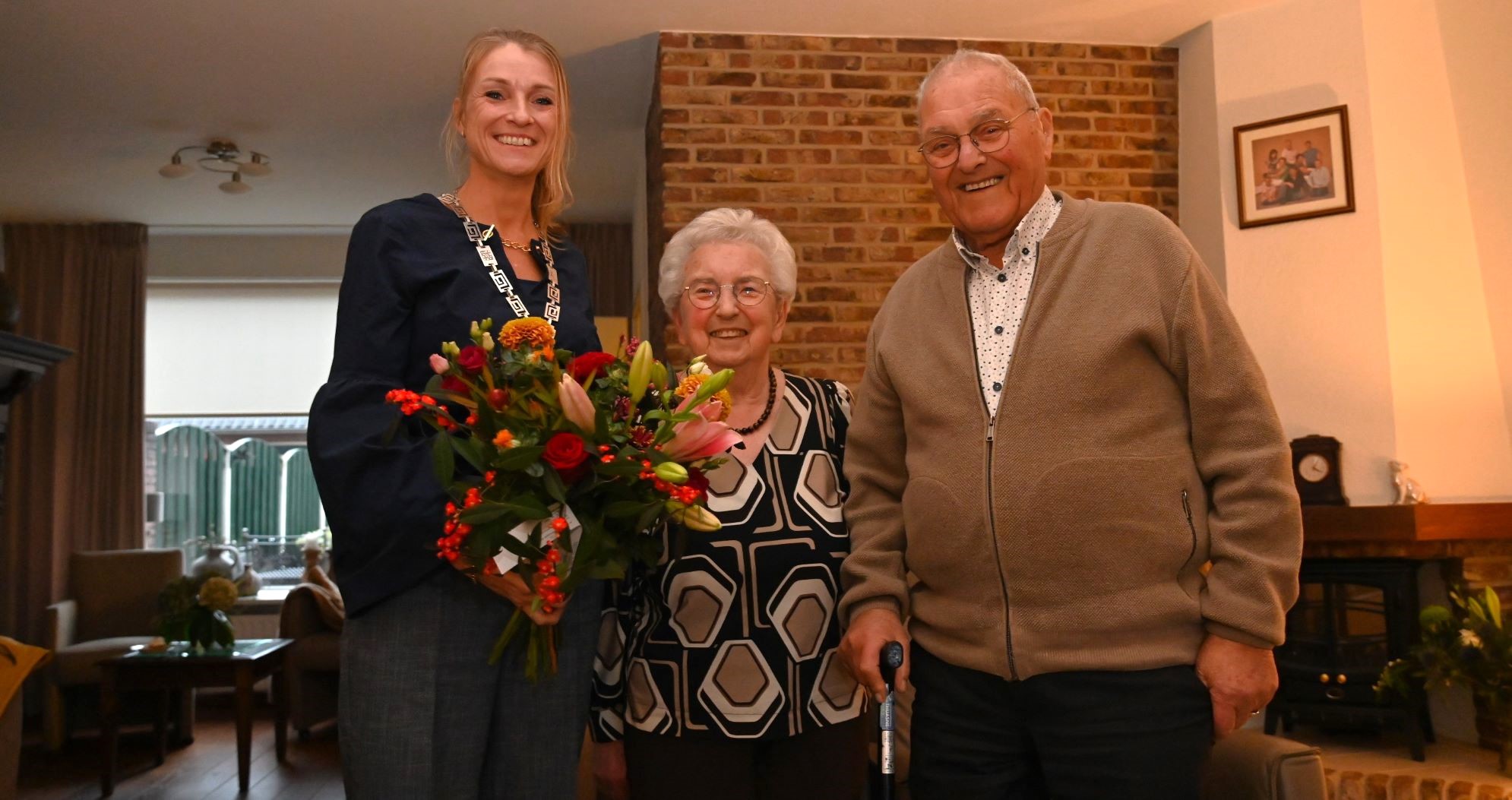 Wout en Alie van Soeren 65 jaar getrouwd