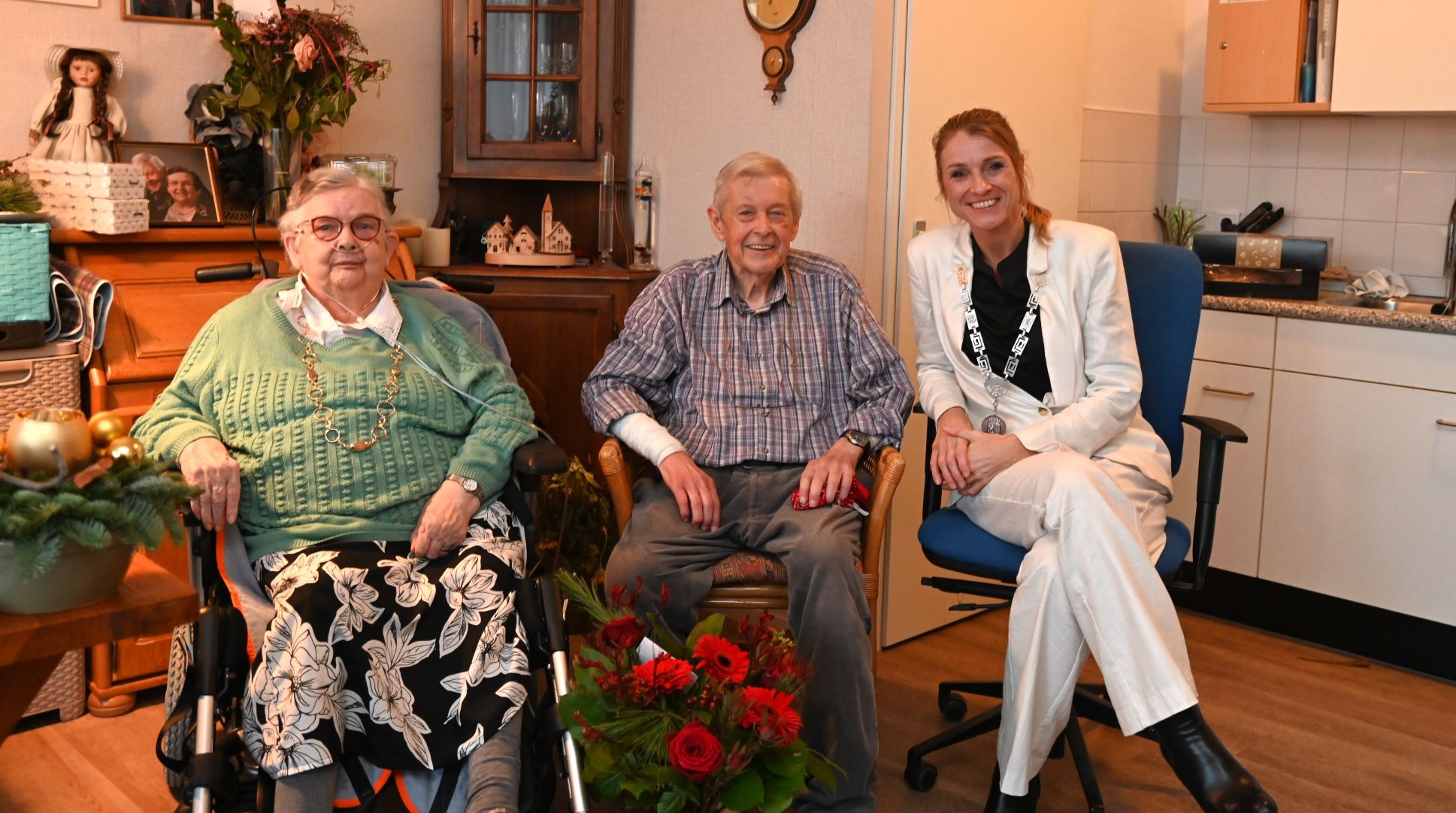 At en Truus Beitler 60 jaar getrouwd