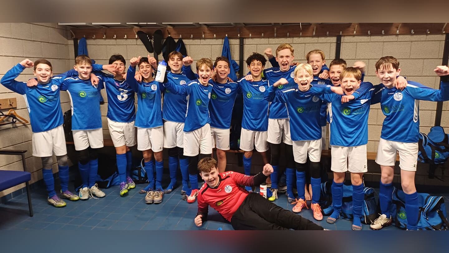 Veensche Boys O14-1 kampioen na spannende titelstrijd
