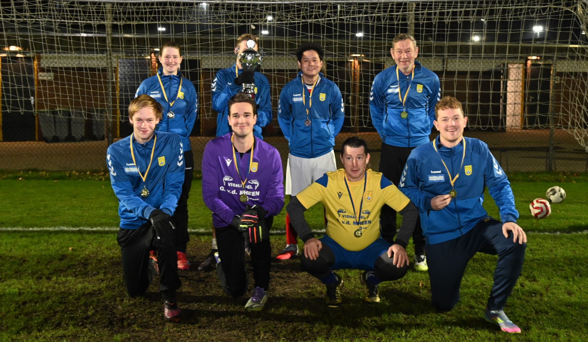 Huldiging van kampioensteam NSC G-Team