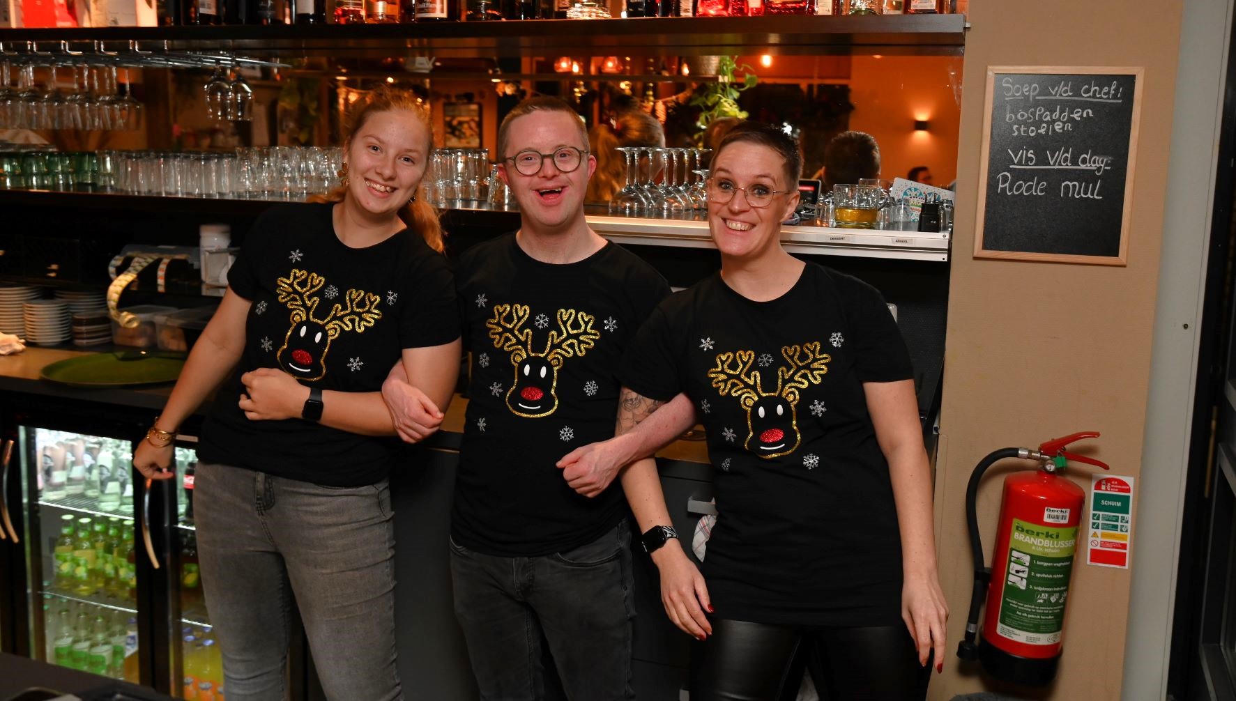 Gezellig kerstfeest in restaurant Prins Heerlijk