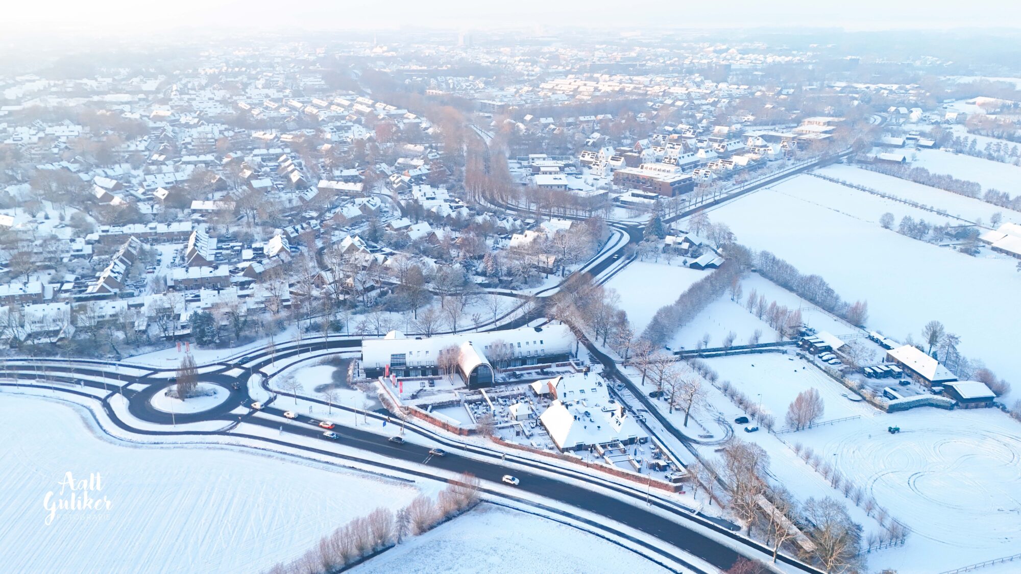 Nijkerk onder een witte deken