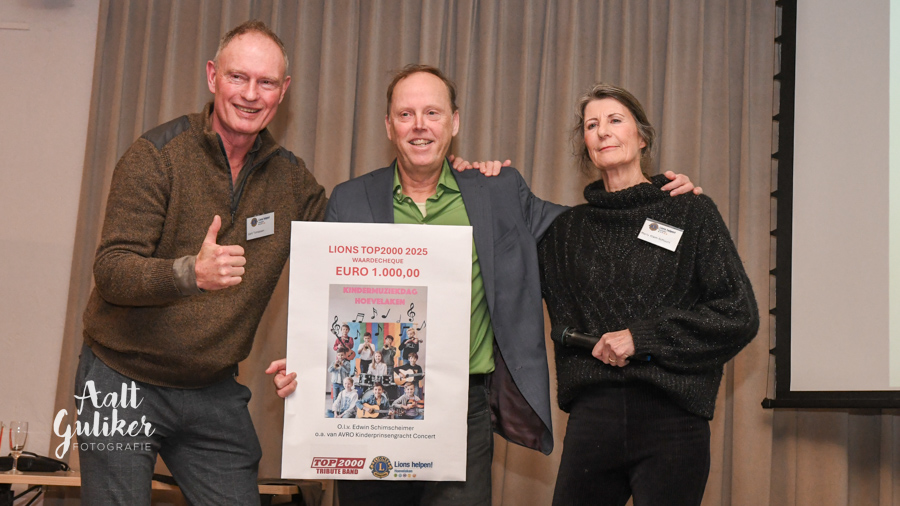Opbrengst Top2000 Hoevelaken voor Kindermuziekdag