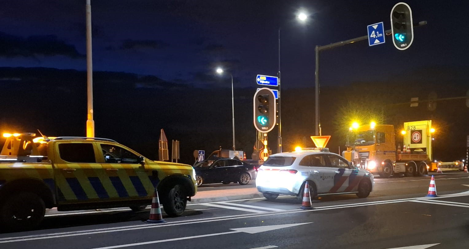 Drie auto’s betrokken bij ongeval op Berencamperweg