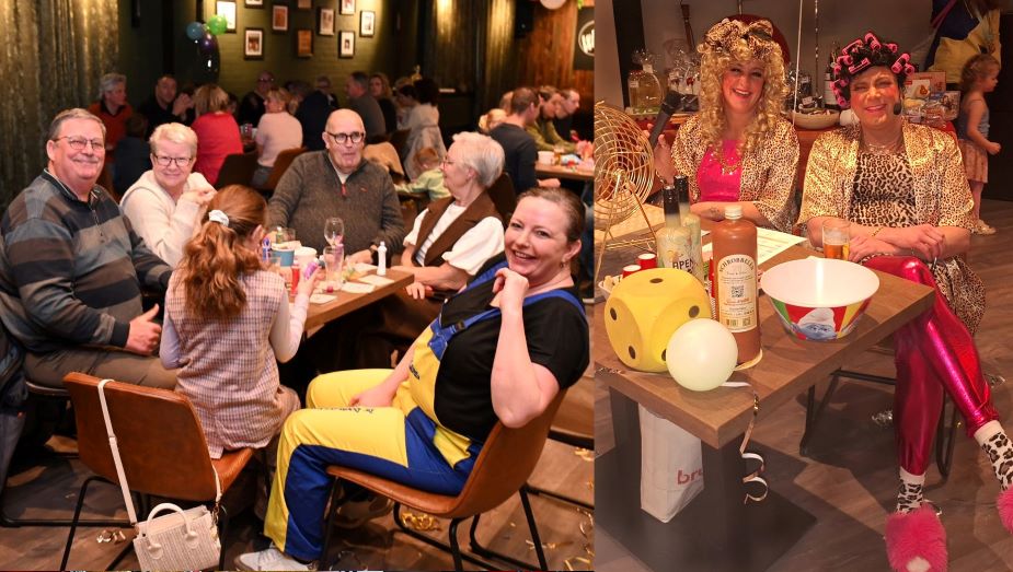 Lachen, gieren en brullen met carnavalsbingo in dansstudio Wallz