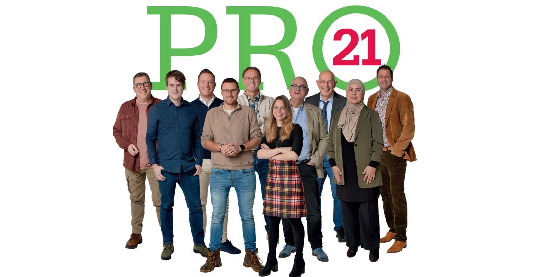 Kandidaten PRO21 met progressief verkiezingsprogramma de campagne in