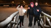 Zestig personen bij sneeuwballengevecht in Stadspark Nijkerk