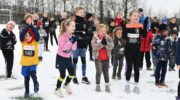 Niet eerder zoveel sneeuw bij Kidsrun Nijkerk