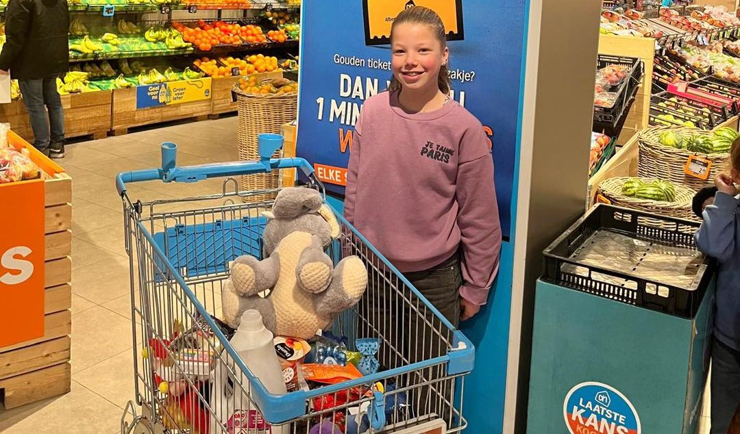 Eerste gouden ticket is gevonden bij plaatjesactie Albert Heijn Nijkerk