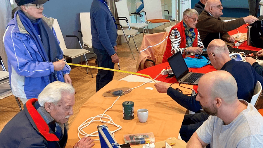 Repairclub en Klussendienst op gemeentehuis