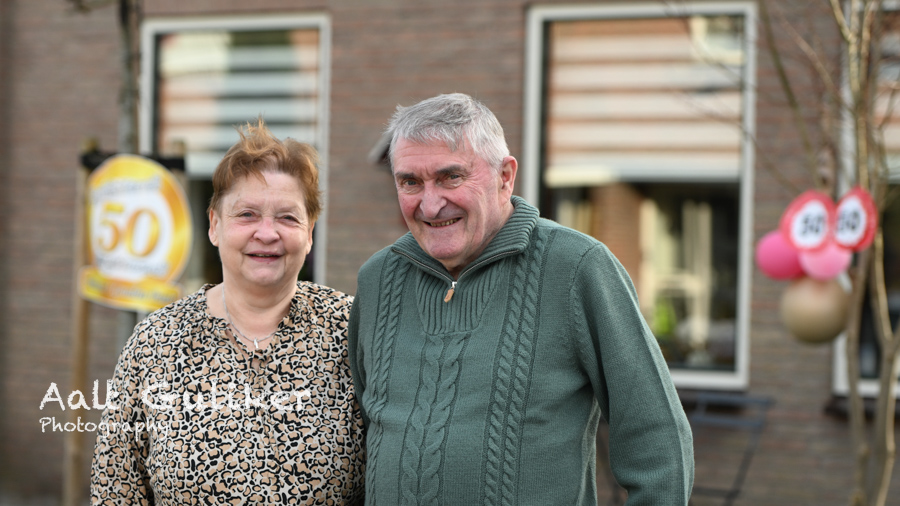 Gouden huwelijk voor Gijs en Alie van de Biezen uit Nijkerkerveen