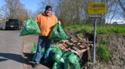 Hengelsportvereniging maakt Nijkerkse wateren zwerfvuilvrij tijdens jaarlijkse Opschoondag
