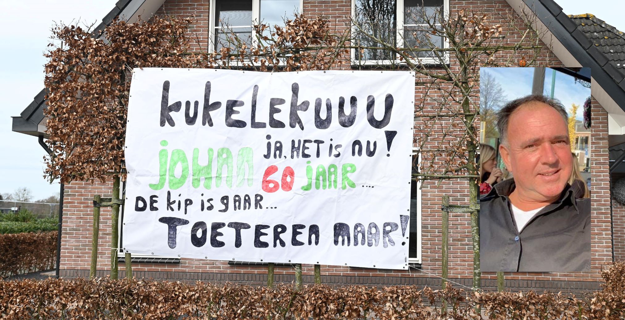 Johan ‘Kukelekuu’ van As is zestig jaar geworden