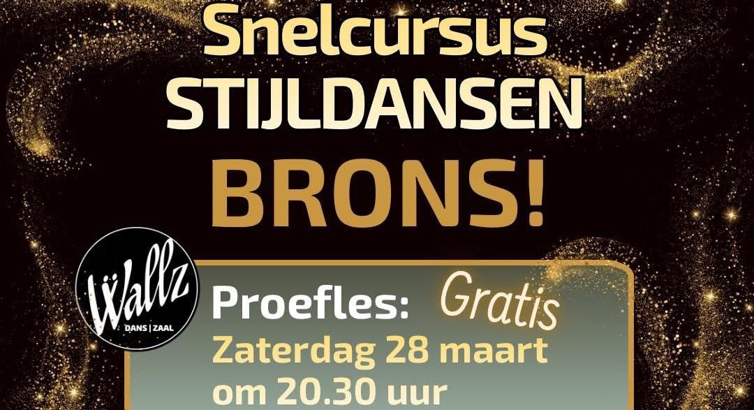Gratis proefles stijldansen bij Wallz Nijkerk