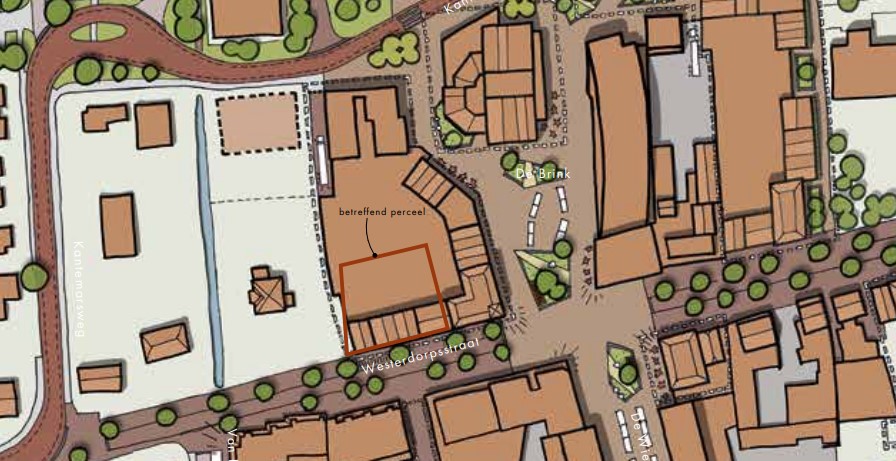 Dertien appartementen op hoek Westerdorpsstraat/Brink Hoevelaken