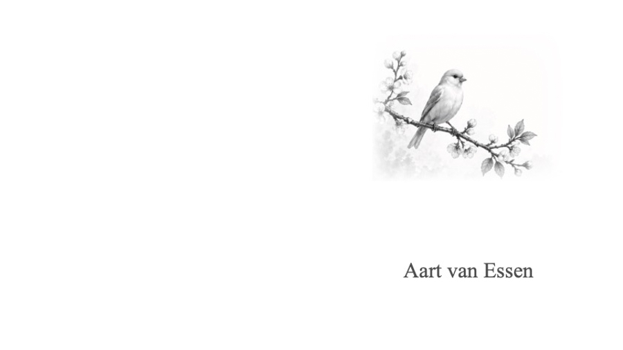 Bericht van overlijden: Aart van Essen