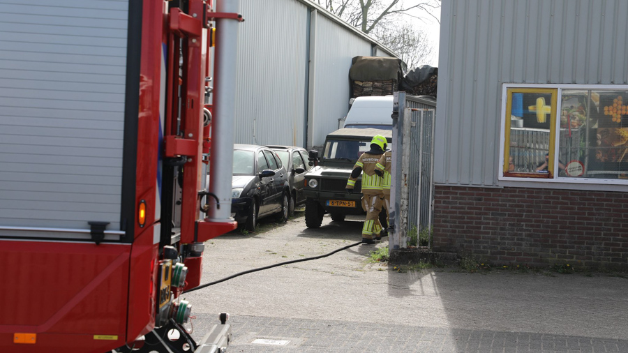 Autobrand op Edisonstraat