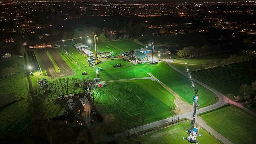 Terrein Trekkertrek Nijkerkerveen klaar voor start