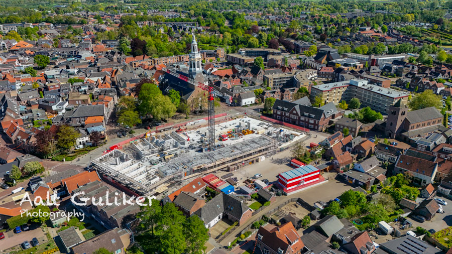 Dronebeelden: nieuwbouw Wonen bij de Toren maakt flinke vorderingen