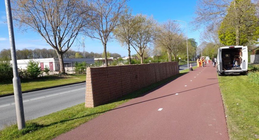Gemeente Nijkerk test impact geluidsscherm Hoevelaken met proefopstelling