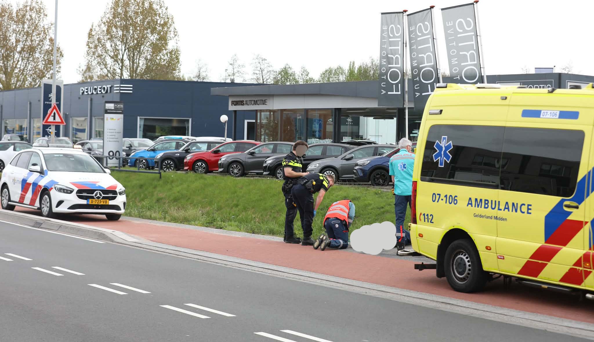 Scooterrijder gewond bij ongeval Watergoorweg Nijkerk