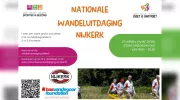 Nationale Wandeluitdaging start in Nijkerk op 26 mei