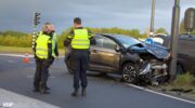 Twee voertuigen zwaar beschadigd na ongeval bij A28 Nijkerk