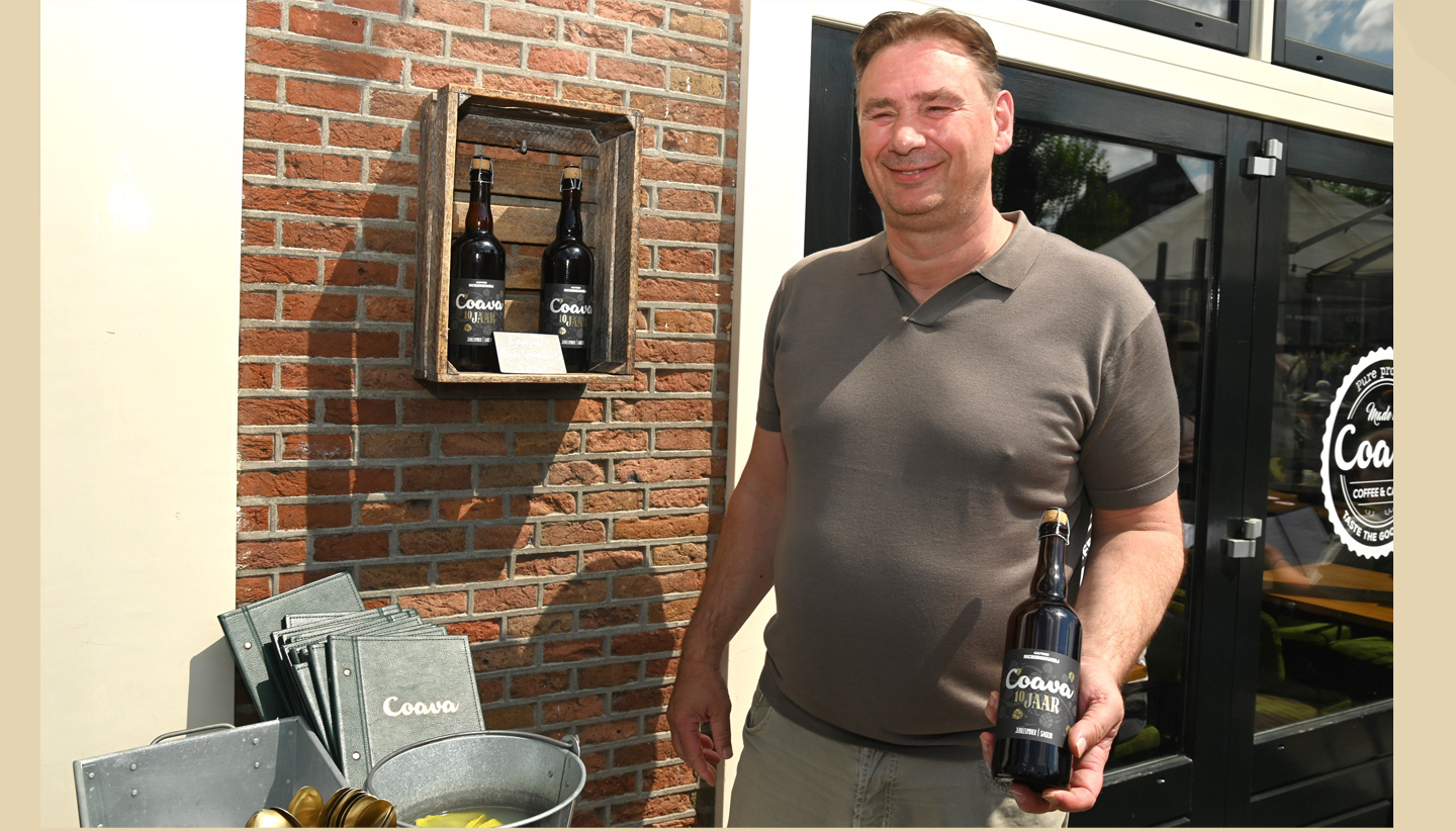 Coava Nijkerk viert 10-jarig jubileum met eigen speciaalbier