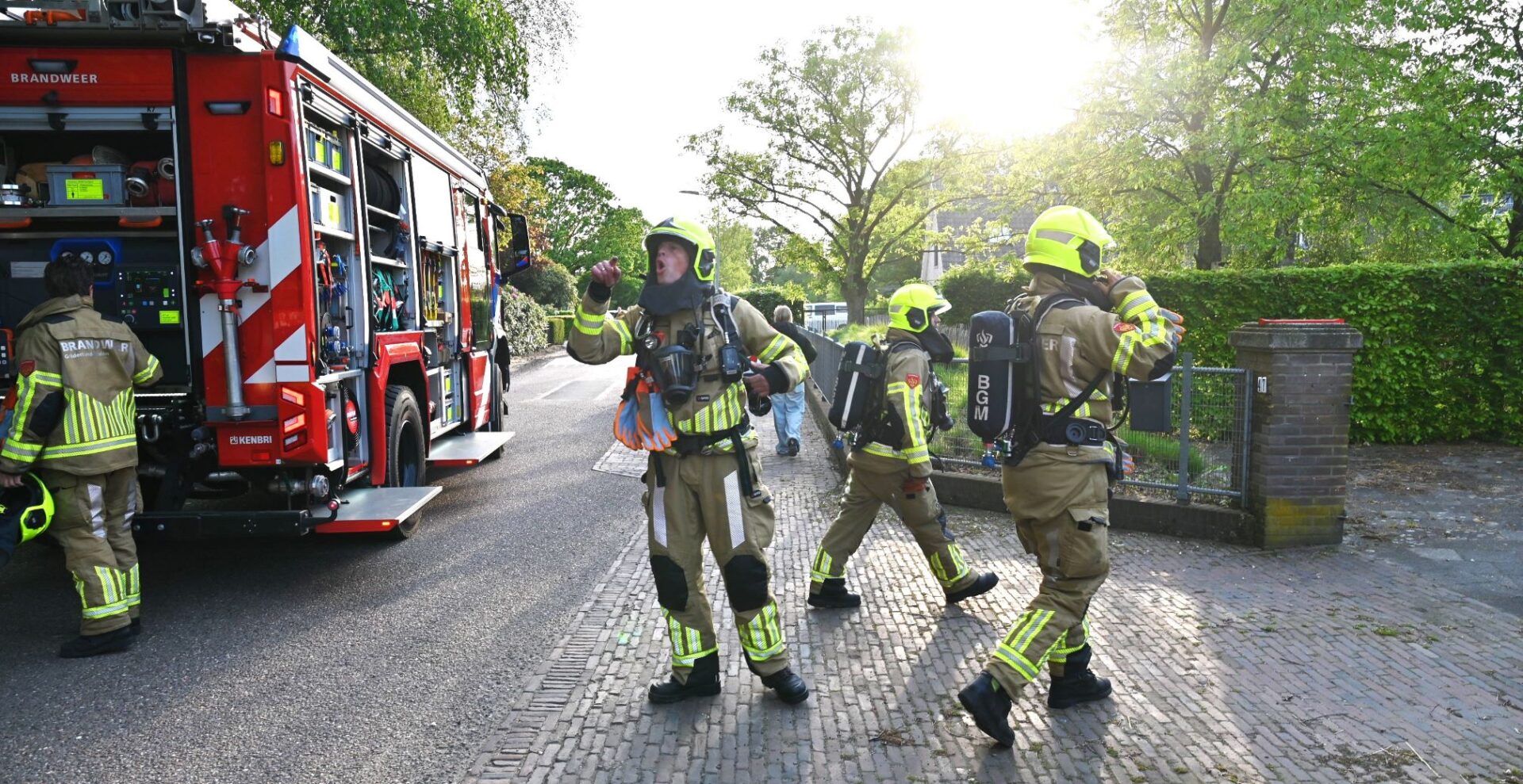 Brand bij oude school Holkerveen snel geblust