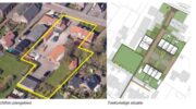Transformatie oliehandel Guliker naar groen woonhofje in Nijkerkerveen