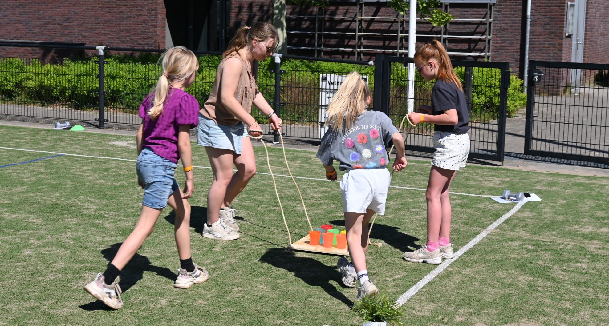 Telstar Hoevelaken decor voor Kids4Life-dag