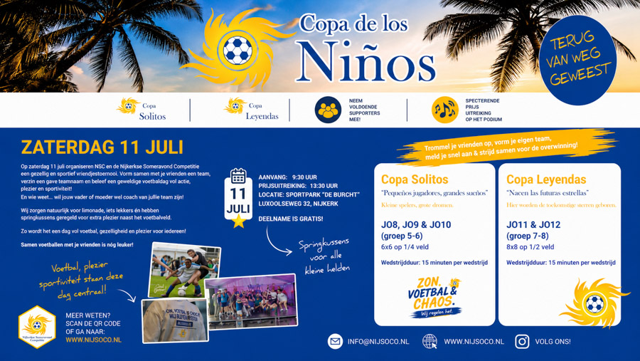 Copa de los Niños brengt jeugd samen voor sportieve voetbaldag in Nijkerk