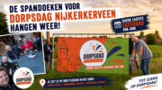 Spandoeken Dorpsdag Nijkerkerveen weer zichtbaar in het dorp
