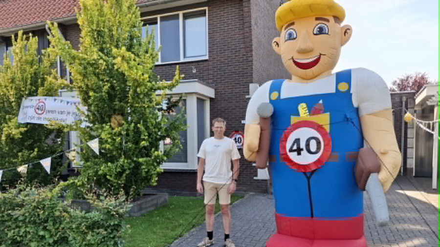 Mark van der Horst viert 40e verjaardag