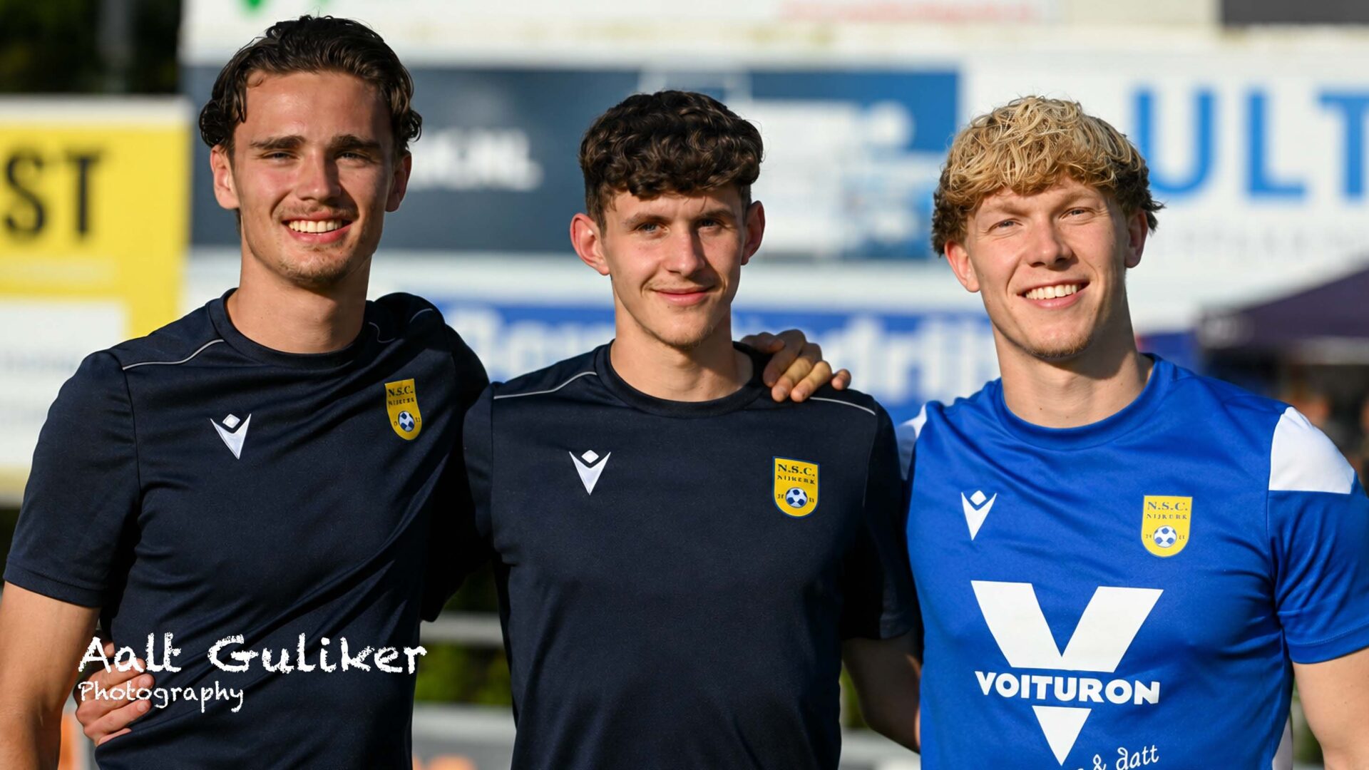 Drie vrienden uit de NSC jeugdopleiding groeien uit tot steunpilaren van NSC 1